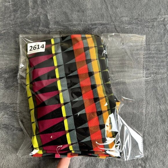 Maggy L Womens Dress Sz 6 Sheath Multi Colored Artsy Art to Wear Geometric Londo - Picture 11 of 11